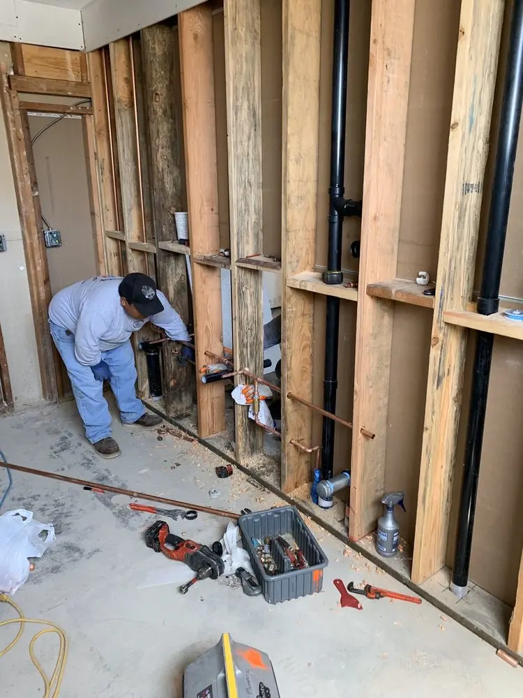 Commercial rough-in plumbing for Commercial Plumbing in La Cresta Village